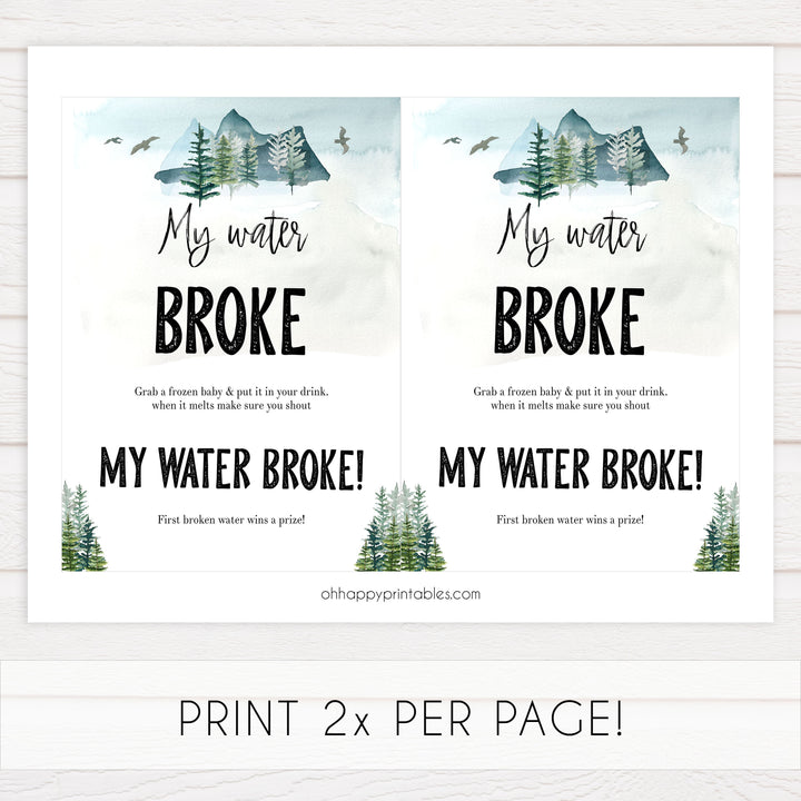 my waters broke game, Printable baby shower games, adventure awaits baby games, baby shower games, fun baby shower ideas, top baby shower ideas, adventure awaits baby shower, baby shower games, fun adventure baby shower ideas