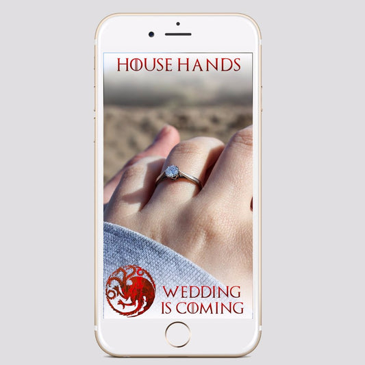 Game of Thrones Wedding Snapchat Filter