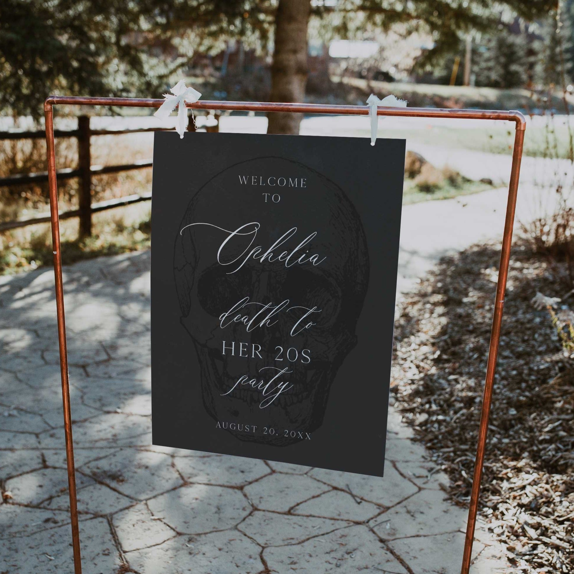 Death To My Twenties Welcome Sign – OhHappyPrintables