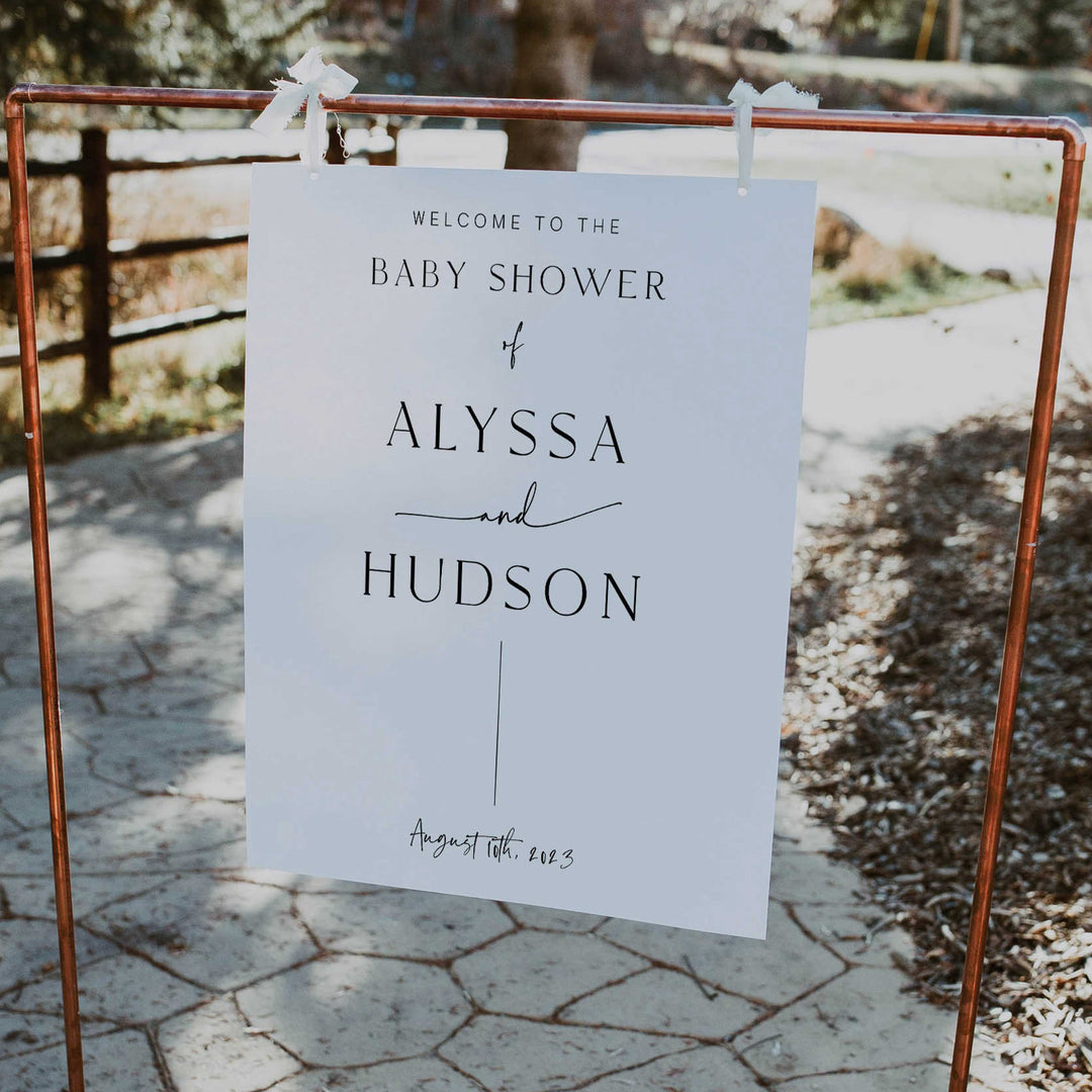 editable baby shower welcome signs, printable baby shower decor, simple baby shower welcome sign, printable baby decor, baby welcome sign