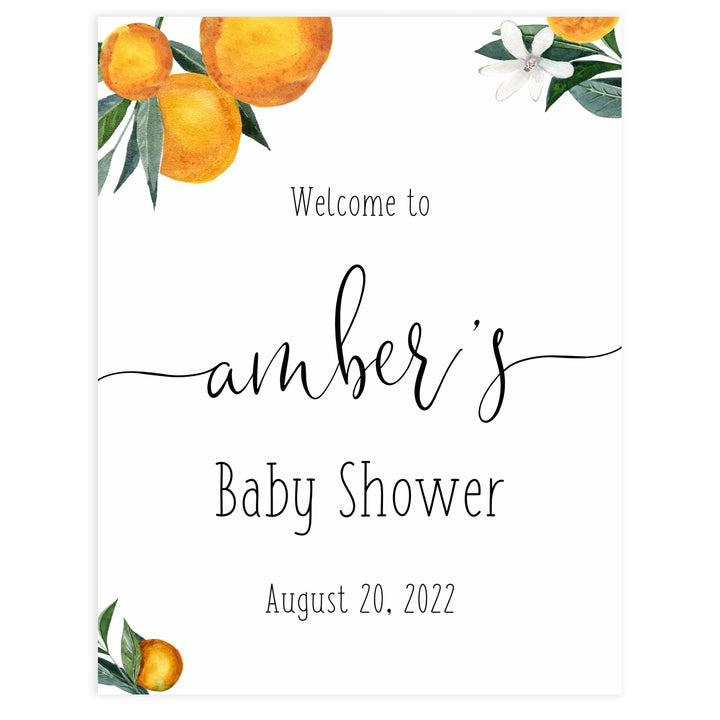 baby shower welcome sign, Printable baby shower games, little cutie baby games, baby shower games, fun baby shower ideas, top baby shower ideas, little cutie baby shower, baby shower games, fun little cutie baby shower ideas, citrus baby shower games, citrus baby shower, orange baby shower