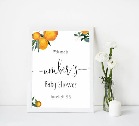 baby shower welcome sign, Printable baby shower games, little cutie baby games, baby shower games, fun baby shower ideas, top baby shower ideas, little cutie baby shower, baby shower games, fun little cutie baby shower ideas, citrus baby shower games, citrus baby shower, orange baby shower