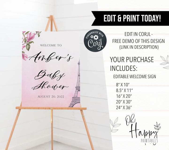 Parisian baby shower games, printable baby shower games, Paris baby shower games, fun baby shower games