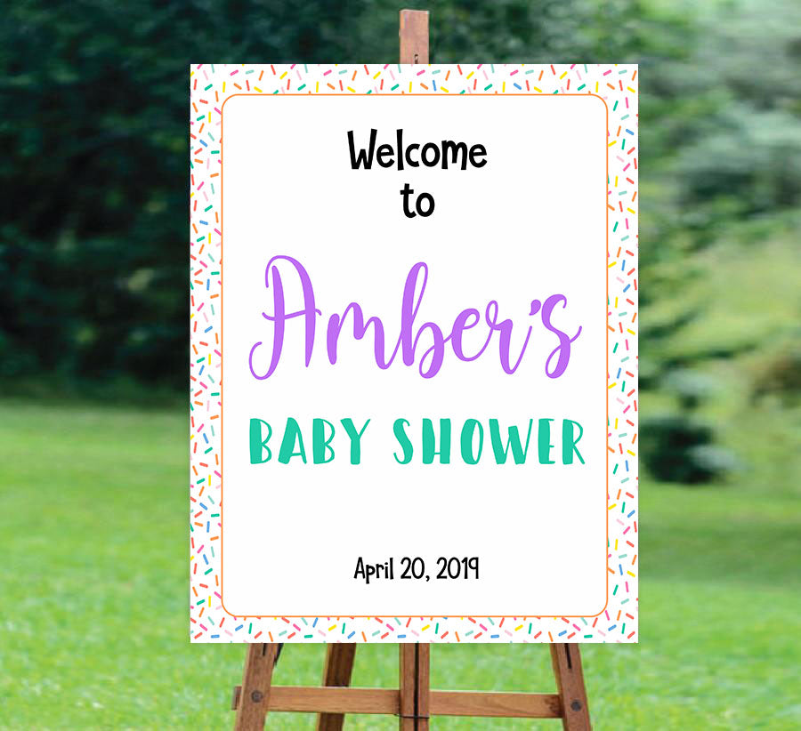 baby shower welcome sign, baby sprinkle welcome sign, printable baby table signs, fun baby sprinkle ideas