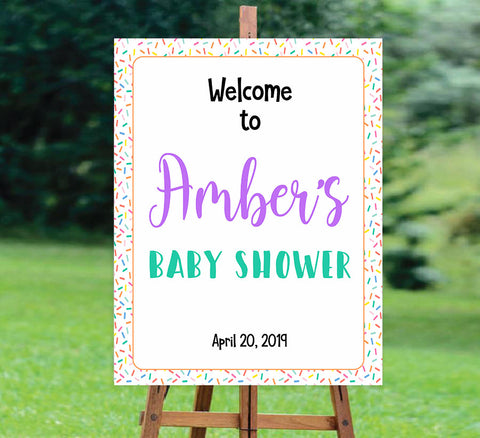 baby shower welcome sign, baby sprinkle welcome sign, printable baby table signs, fun baby sprinkle ideas