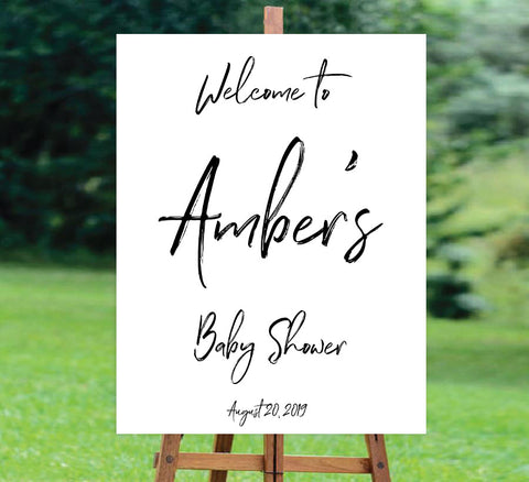 welcome baby signs, printable baby signs, printable baby welcome sign, gender neutral welcome sign, baby decor, fun baby shower ideas