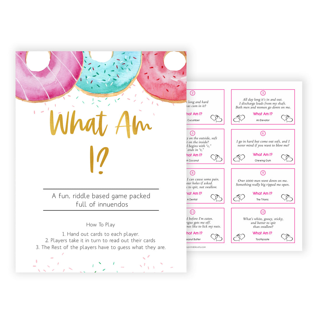 what am I baby game, Printable baby shower games, donut baby games, baby shower games, fun baby shower ideas, top baby shower ideas, donut sprinkles baby shower, baby shower games, fun donut baby shower ideas