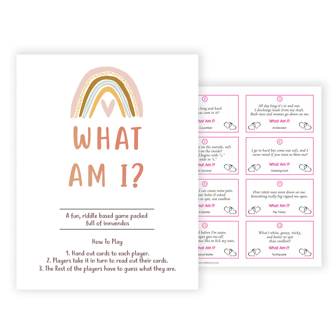 what am I baby shower games, Printable baby shower games, boho rainbow baby games, baby shower games, fun baby shower ideas, top baby shower ideas, boho rainbow baby shower, baby shower games, fun boho rainbow baby shower ideas