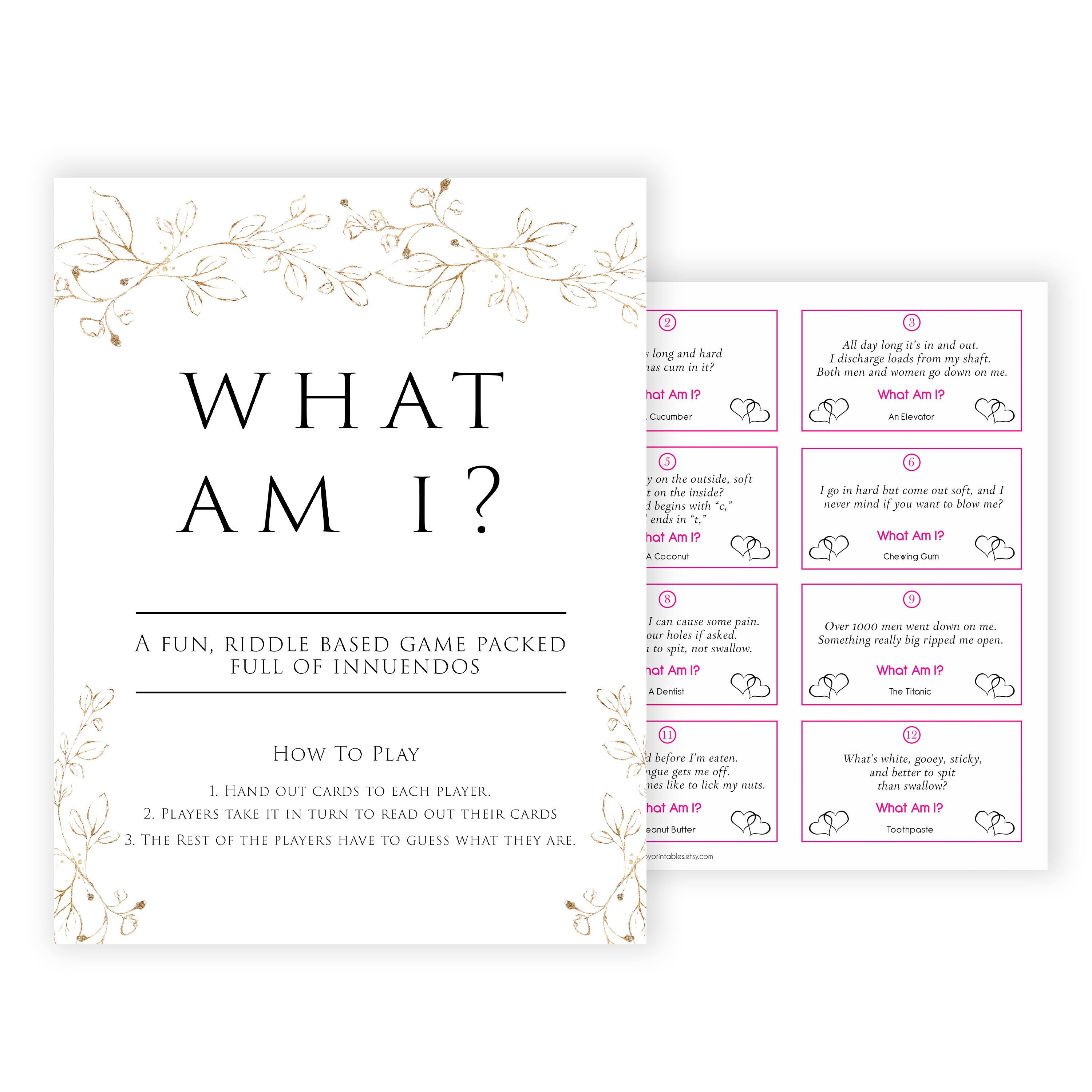what am I baby game, Printable baby shower games, gold leaf baby games, baby shower games, fun baby shower ideas, top baby shower ideas, gold leaf baby shower, baby shower games, fun gold leaf baby shower ideas