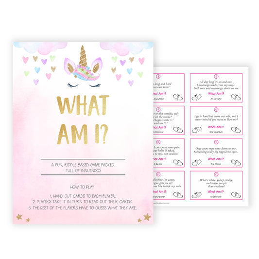 what am I baby shower game, Printable baby shower games, unicorn baby games, baby shower games, fun baby shower ideas, top baby shower ideas, unicorn baby shower, baby shower games, fun unicorn baby shower ideas