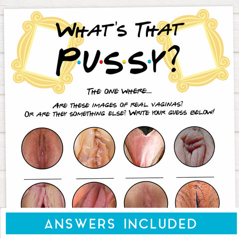 whats that pussy game, guess the vagina game, Printable bachelorette games, friends bachelorette, friends hen party games, fun hen party games, bachelorette game ideas, friends adult party games, naughty hen games, naughty bachelorette games