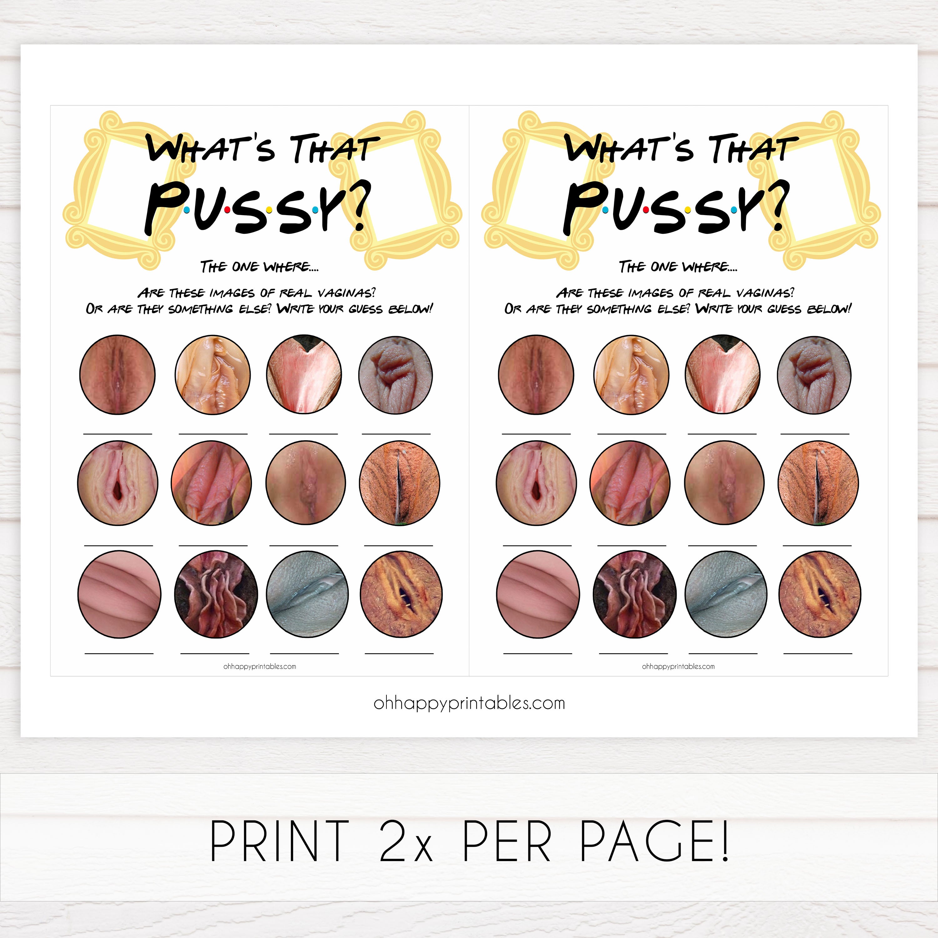 whats that pussy game, guess the vagina game, Printable bachelorette games, friends bachelorette, friends hen party games, fun hen party games, bachelorette game ideas, friends adult party games, naughty hen games, naughty bachelorette games