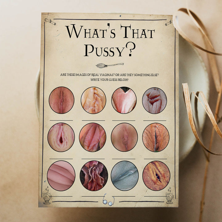 whats that pussy game, guess the pussy game, Printable bachelorette games, Harry Potter bachelorette, Harry Potter hen party games, fun hen party games, bachelorette game ideas, Harry Potter adult party games, naughty hen games, naughty bachelorette games