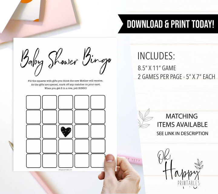 gender neutral baby shower games, baby shower bingo, baby games, printable baby shower, popular baby games, fun baby games, baby shower games