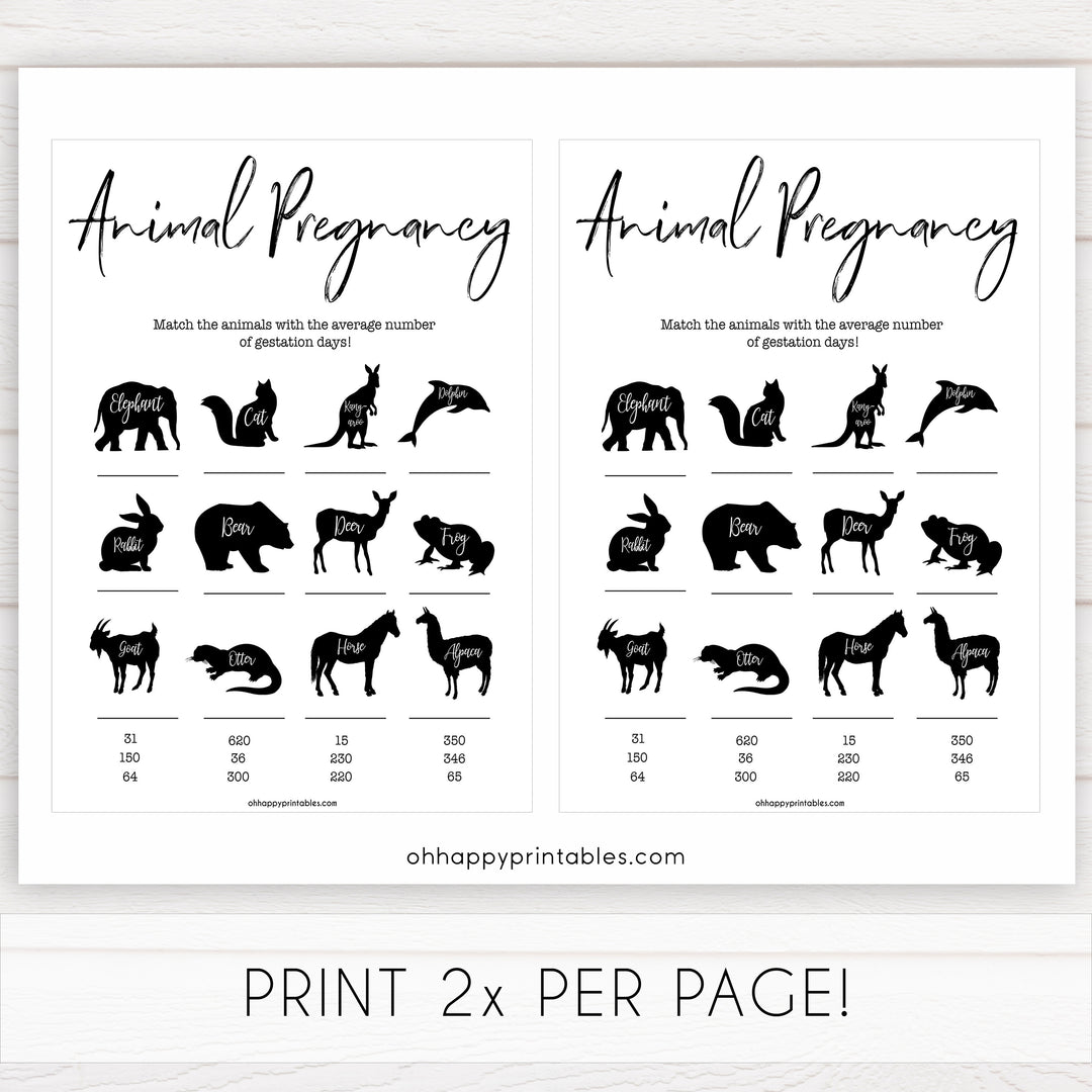 white gender neutral baby shower games, animal pregnancy baby shower games, printable baby shower games, fun baby shower games, popular baby games, print baby games