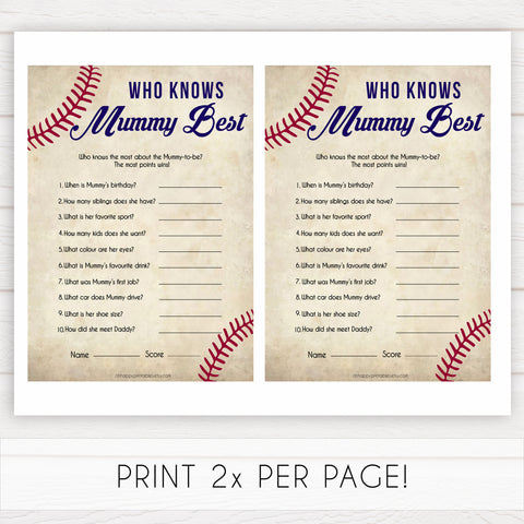 Baseball Who Knows Mommy Best Quiz, Baby Shower Games, Knows Mummy Games, Baseball Baby Shower Games, Fun Baby Shower Games, printable baby shower games, fun baby shower games, popular baby shower gamesBaseball Who Knows Mommy Best Quiz, Baby Shower Games, Knows Mummy Games, Baseball Baby Shower Games, Fun Baby Shower Games, printable baby shower games, fun baby shower games, popular baby shower games