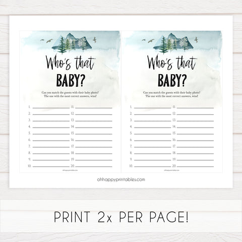 whos that baby game, Printable baby shower games, adventure awaits baby games, baby shower games, fun baby shower ideas, top baby shower ideas, adventure awaits baby shower, baby shower games, fun adventure baby shower ideas