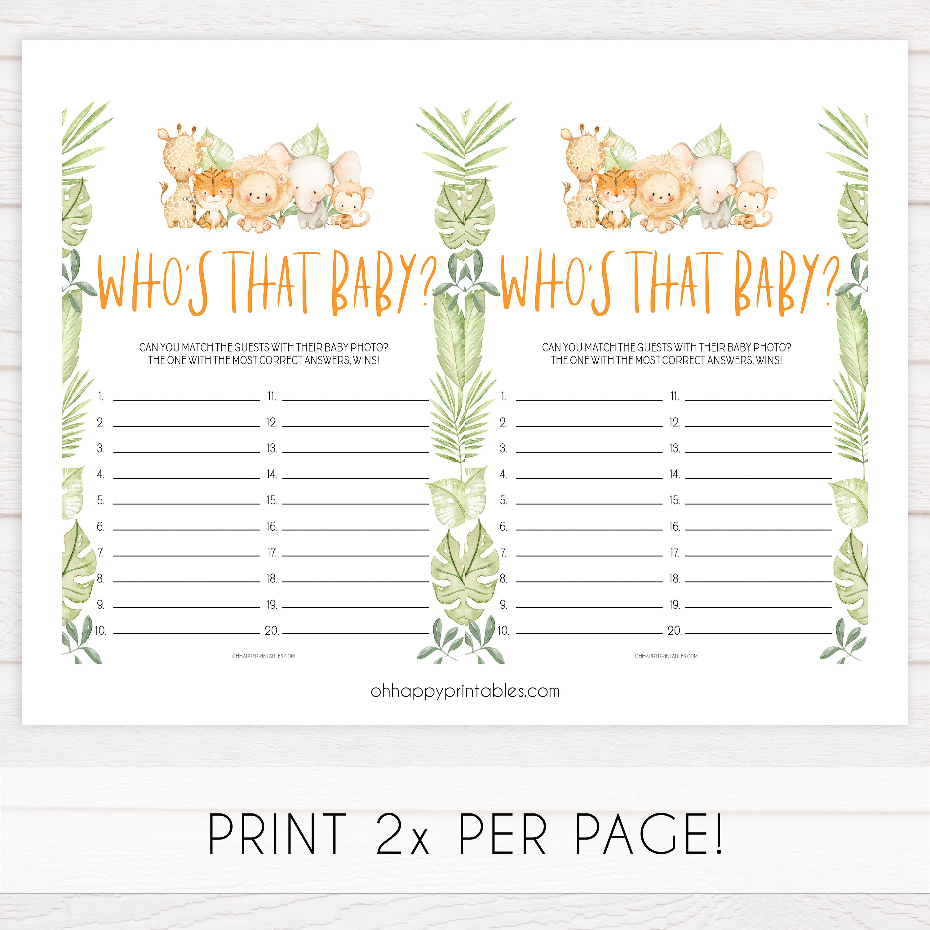 whos that baby game, Printable baby shower games, safari animals baby games, baby shower games, fun baby shower ideas, top baby shower ideas, safari animals baby shower, baby shower games, fun baby shower ideas