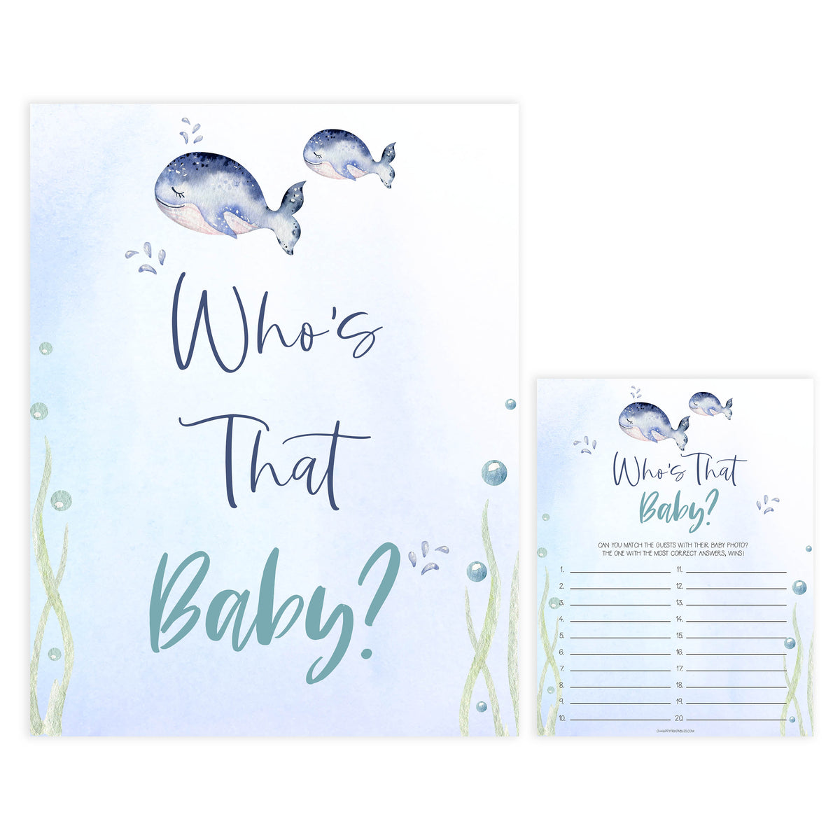 whos that baby game, Printable baby shower games, whale baby games, baby shower games, fun baby shower ideas, top baby shower ideas, whale baby shower, baby shower games, fun whale baby shower ideas