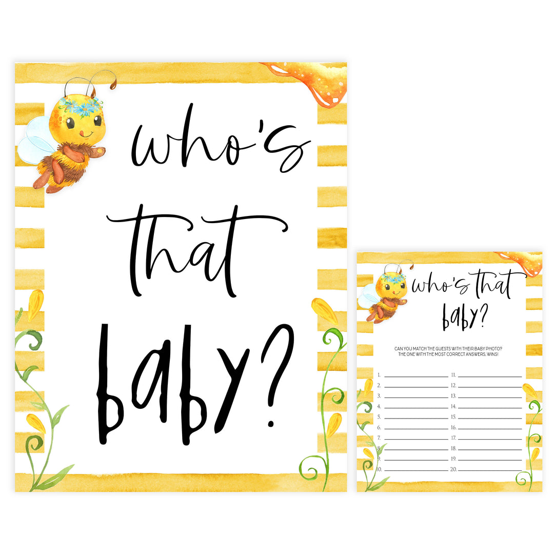 whos that baby game, guess the baby picture, Printable baby shower games, mommy bee fun baby games, baby shower games, fun baby shower ideas, top baby shower ideas, mommy to bee baby shower, friends baby shower ideas