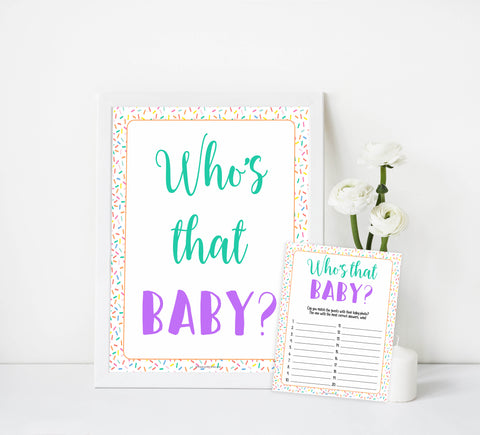 whos that baby game, guess the baby picture games, Printable baby shower games, baby sprinkle fun baby games, baby shower games, fun baby shower ideas, top baby shower ideas, sprinkle shower baby shower, friends baby shower ideas