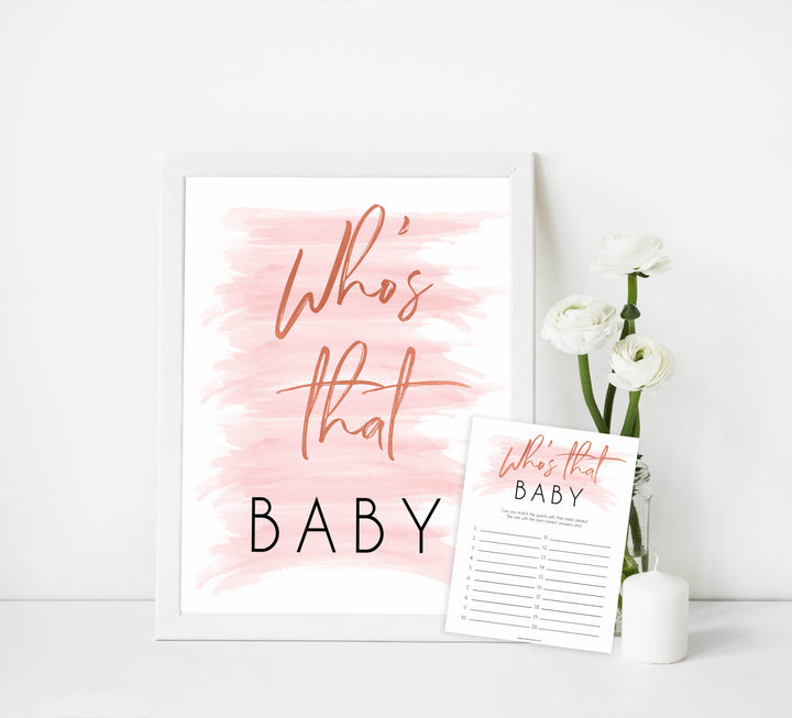 Pink swash baby games, whos that baby game, printable baby games, fun baby games, pink baby shower, top baby games, fun baby games, its a girl baby game