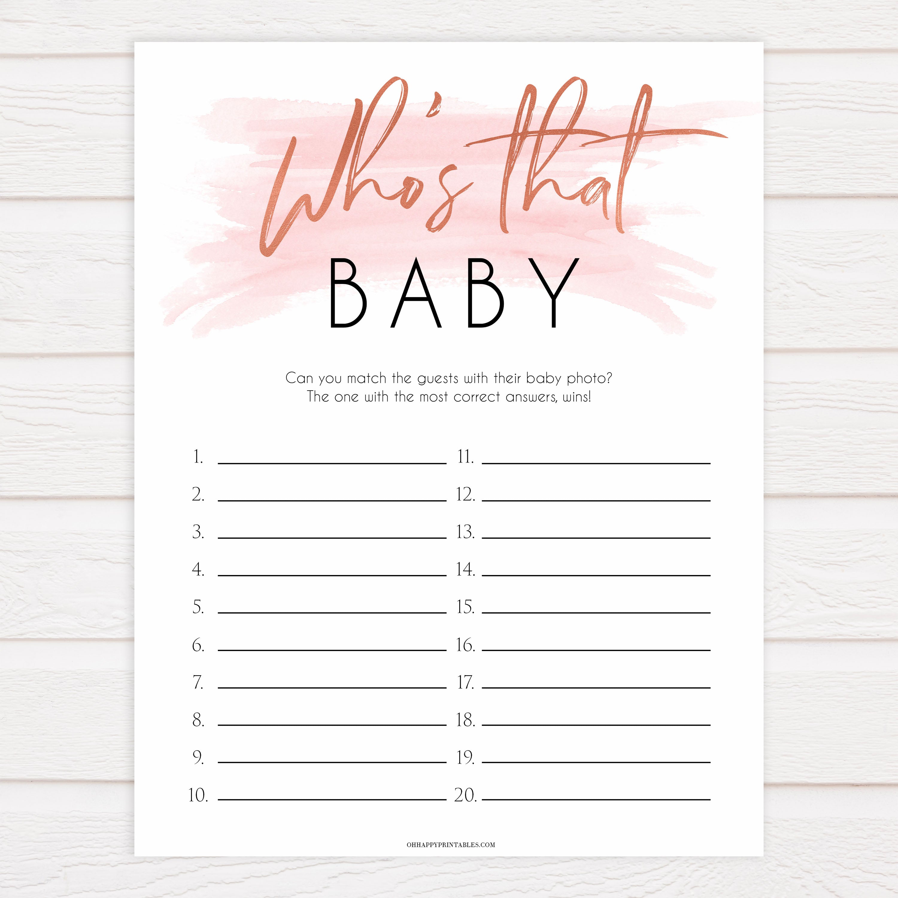 Pink swash baby games, whos that baby game, printable baby games, fun baby games, pink baby shower, top baby games, fun baby games, its a girl baby game
