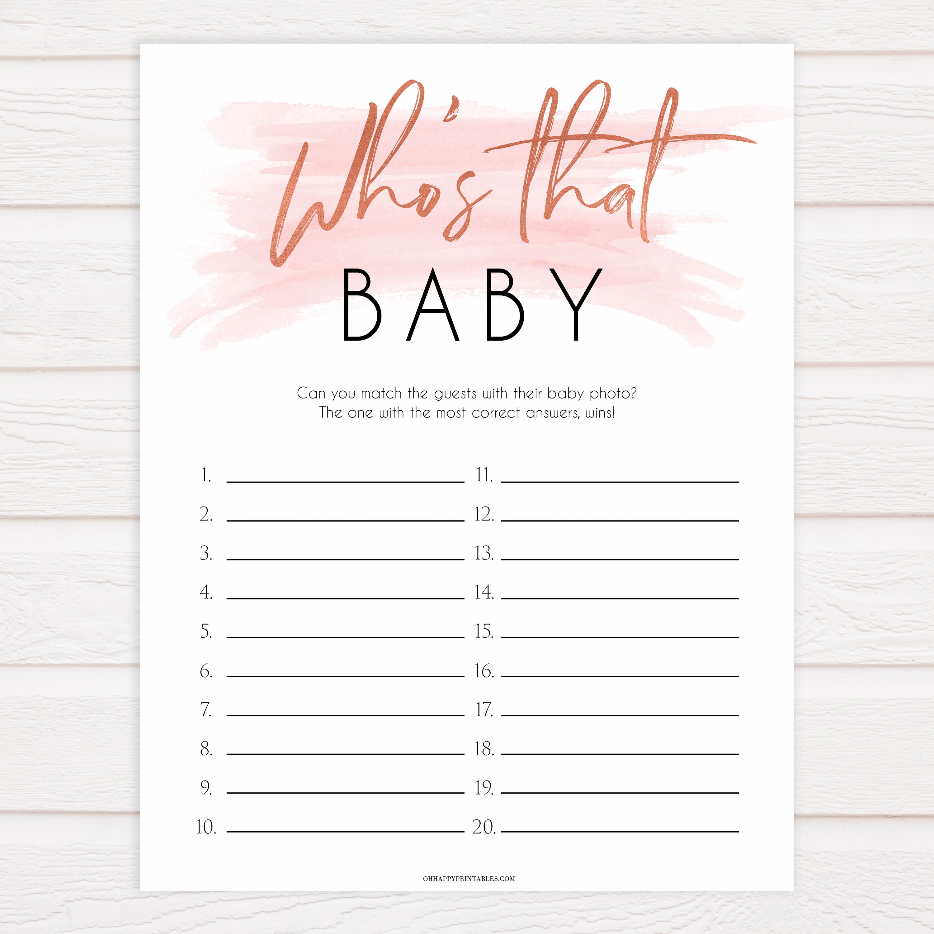 Pink swash baby games, whos that baby game, printable baby games, fun baby games, pink baby shower, top baby games, fun baby games, its a girl baby game