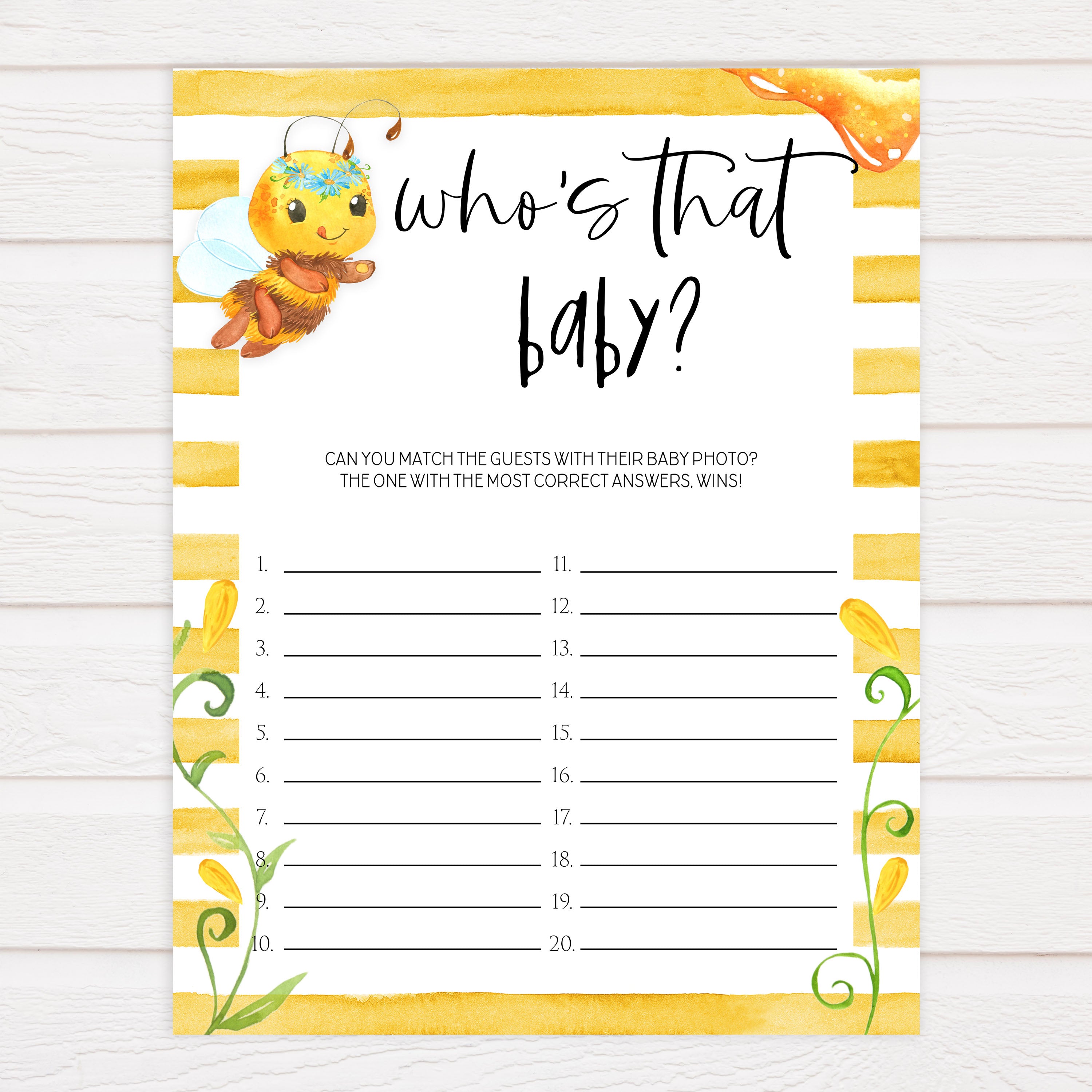 whos that baby game, guess the baby picture, Printable baby shower games, mommy bee fun baby games, baby shower games, fun baby shower ideas, top baby shower ideas, mommy to bee baby shower, friends baby shower ideas