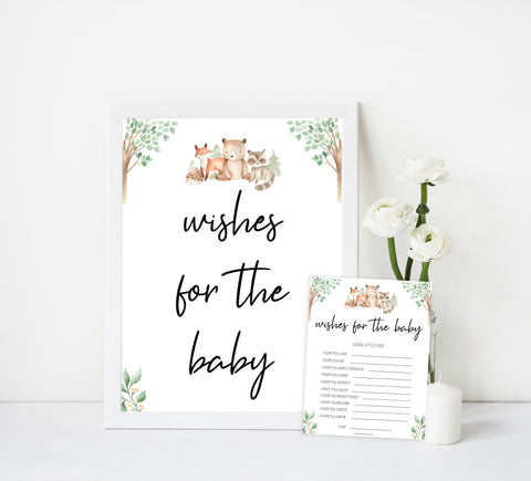 wishes for the baby game, Printable baby shower games, woodland animals baby games, baby shower games, fun baby shower ideas, top baby shower ideas, woodland baby shower, baby shower games, fun woodland animals baby shower ideas