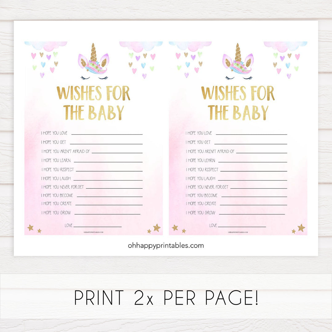 wishes for the baby game, Printable baby shower games, unicorn baby games, baby shower games, fun baby shower ideas, top baby shower ideas, unicorn baby shower, baby shower games, fun unicorn baby shower ideas