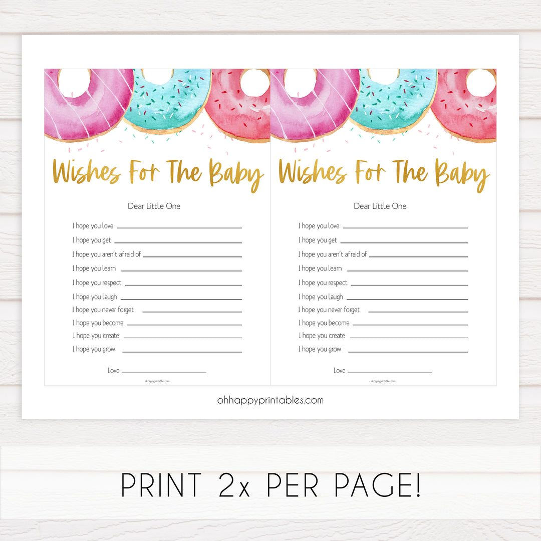 wishes for the baby game, Printable baby shower games, donut baby games, baby shower games, fun baby shower ideas, top baby shower ideas, donut sprinkles baby shower, baby shower games, fun donut baby shower ideas