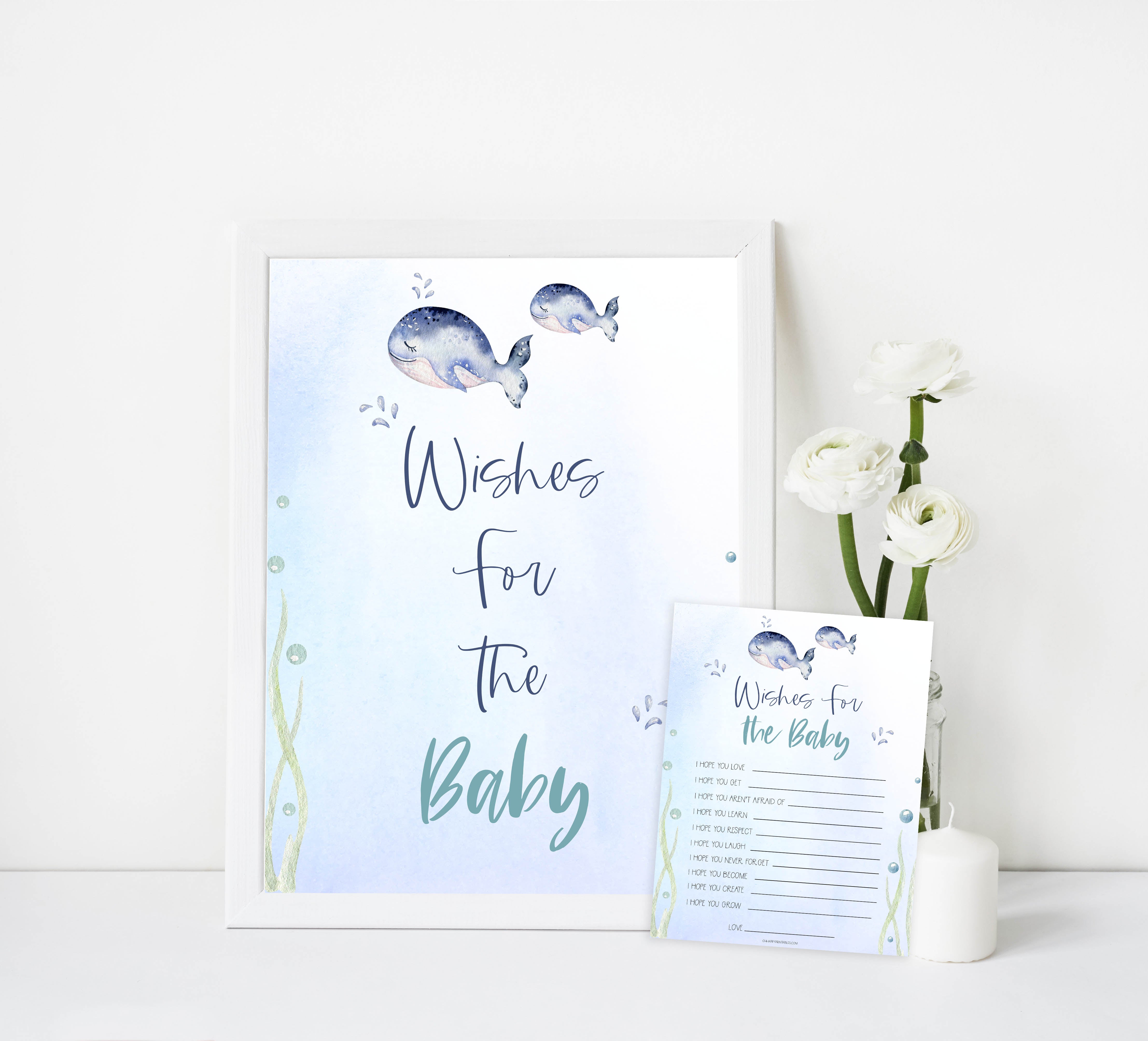 wishes for the baby game, Printable baby shower games, whale baby games, baby shower games, fun baby shower ideas, top baby shower ideas, whale baby shower, baby shower games, fun whale baby shower ideas