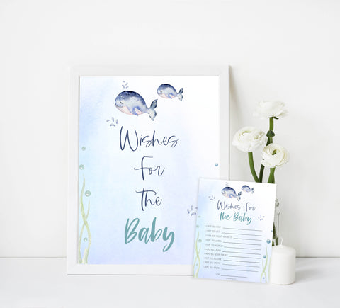 wishes for the baby game, Printable baby shower games, whale baby games, baby shower games, fun baby shower ideas, top baby shower ideas, whale baby shower, baby shower games, fun whale baby shower ideas