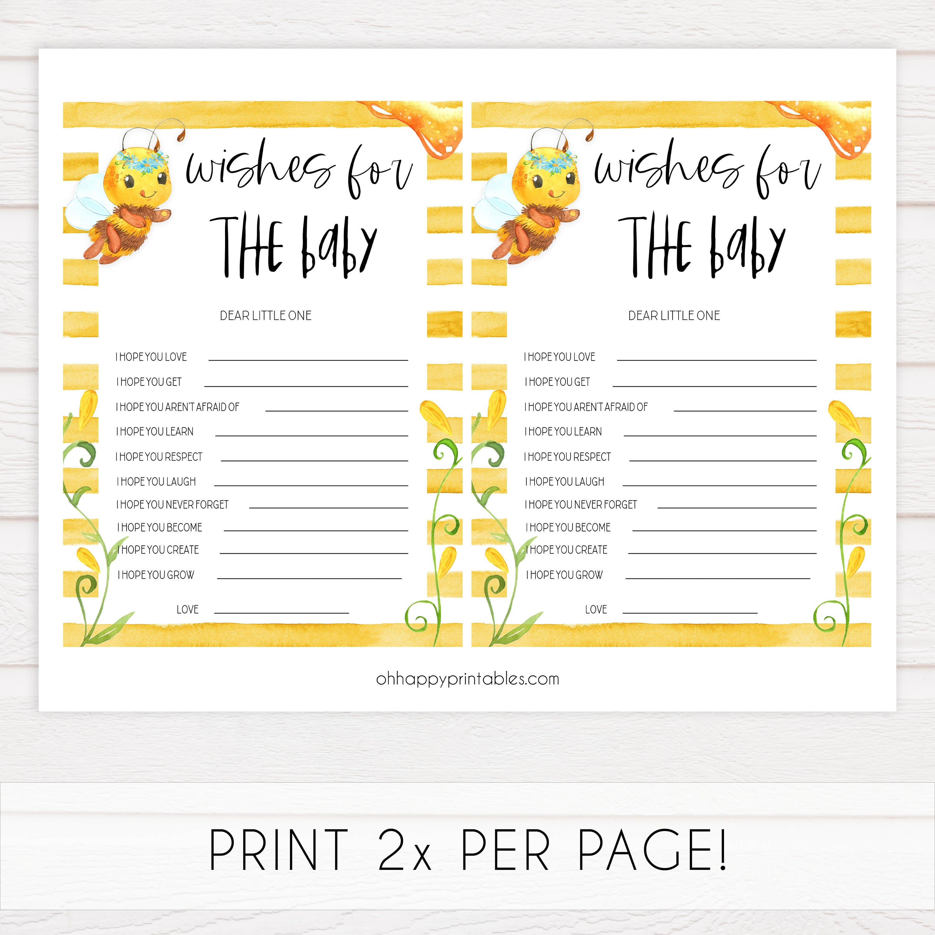 wishes for the baby game, Printable baby shower games, mommy bee fun baby games, baby shower games, fun baby shower ideas, top baby shower ideas, mommy to bee baby shower, friends baby shower ideas