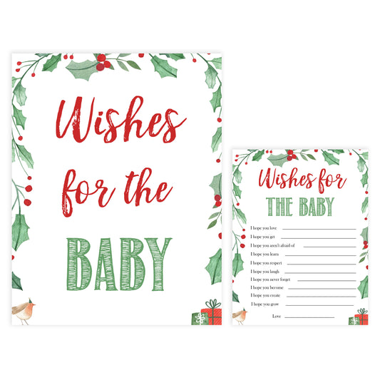 Christmas baby shower games, wishes for the baby, festive baby shower games, best baby shower games, top 10 baby games, baby shower ideas, baby shower games