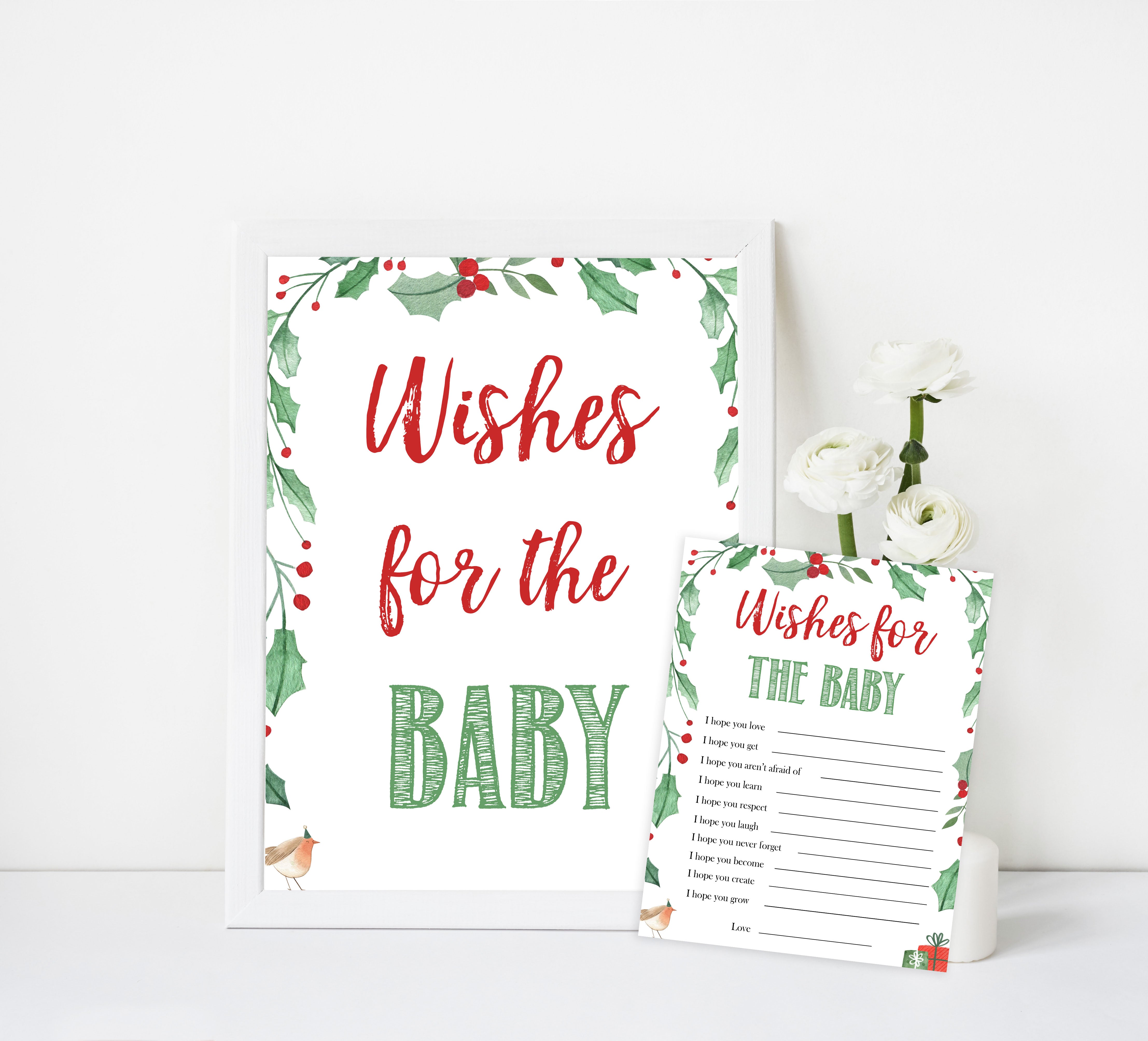 Christmas baby shower games, wishes for the baby, festive baby shower games, best baby shower games, top 10 baby games, baby shower ideas, baby shower games