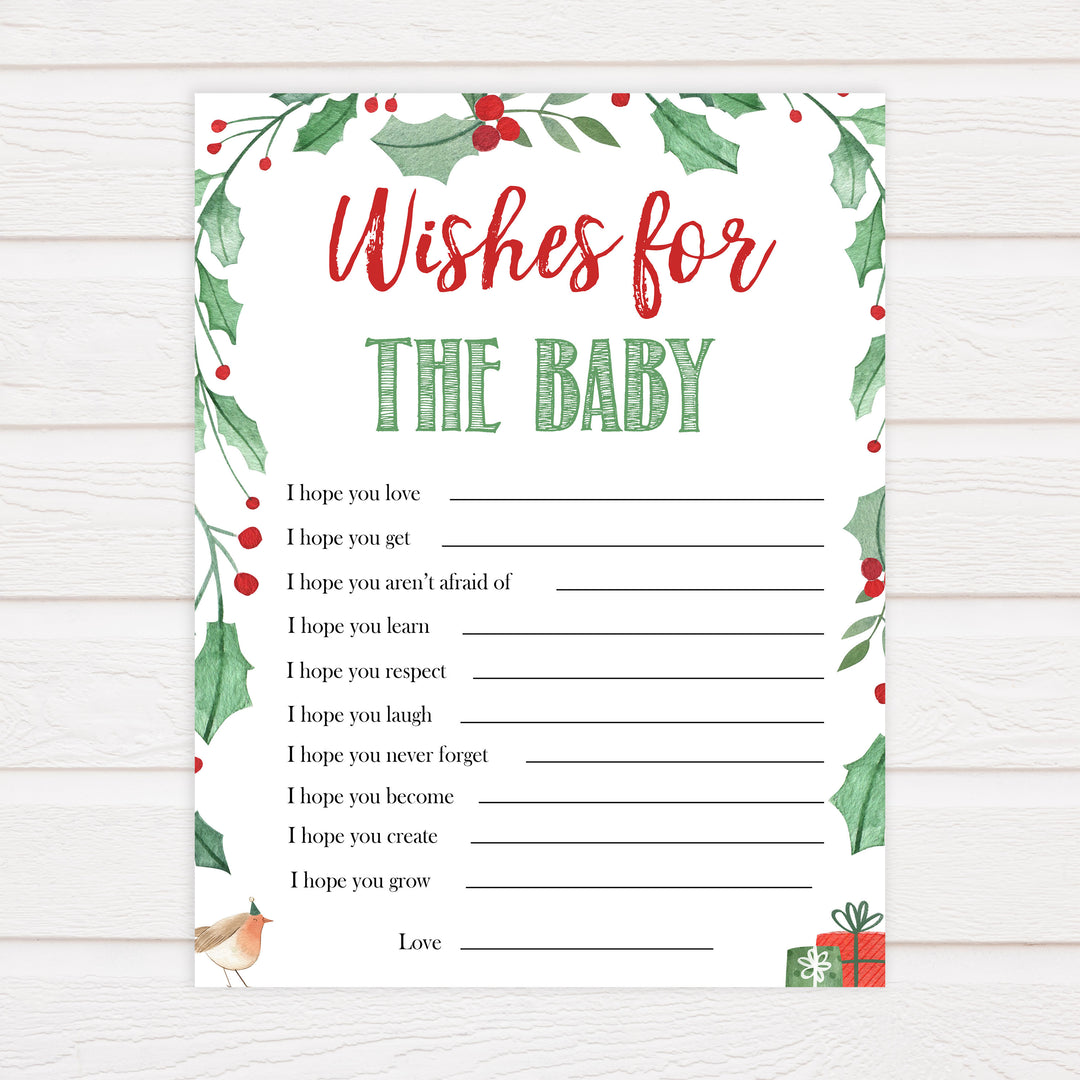 Christmas baby shower games, wishes for the baby, festive baby shower games, best baby shower games, top 10 baby games, baby shower ideas, baby shower games