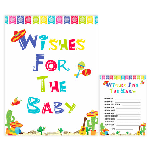 wishes for the baby game, baby wishes game, Printable baby shower games, Mexican fiesta fun baby games, baby shower games, fun baby shower ideas, top baby shower ideas, fiesta shower baby shower, fiesta baby shower ideas