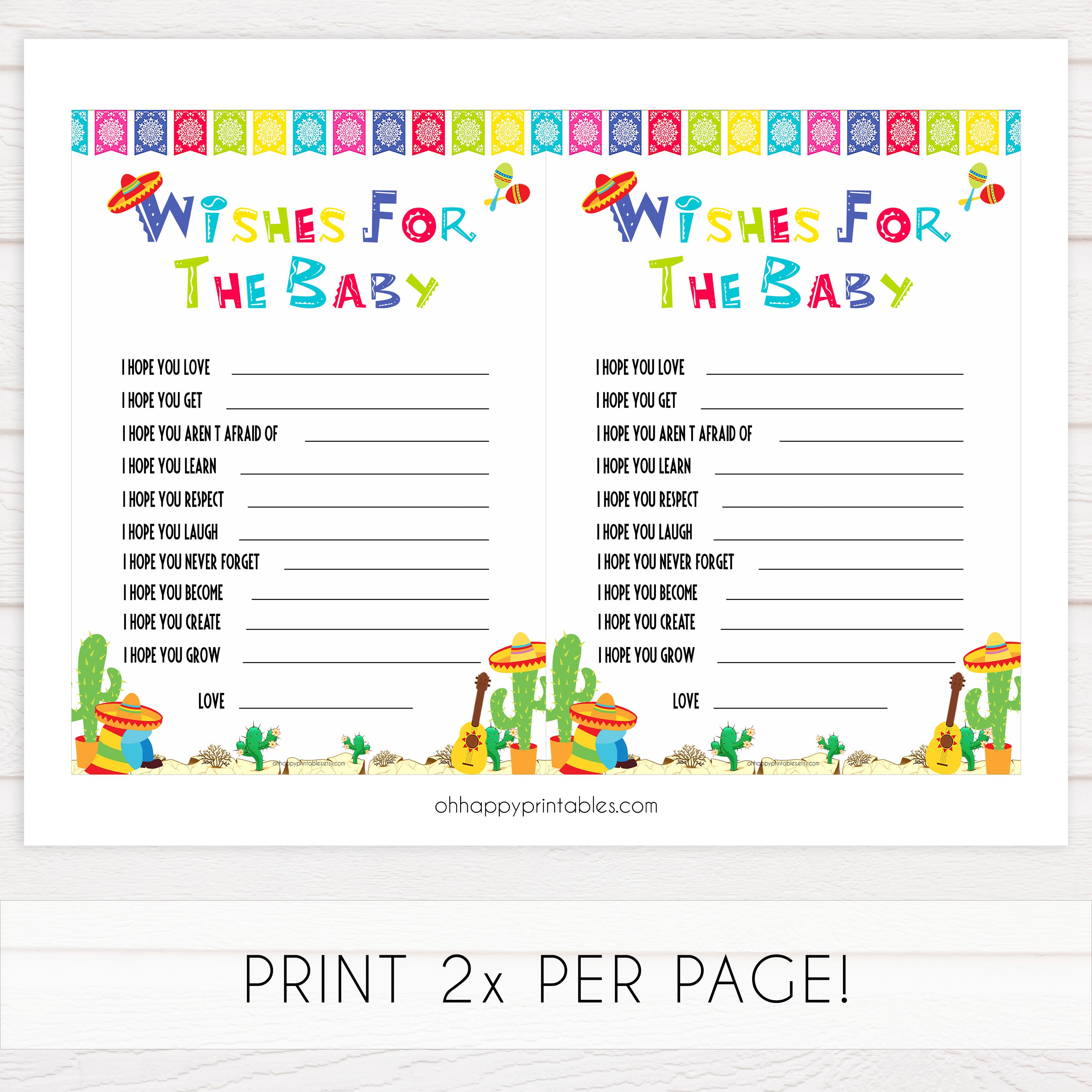 wishes for the baby game, baby wishes game, Printable baby shower games, Mexican fiesta fun baby games, baby shower games, fun baby shower ideas, top baby shower ideas, fiesta shower baby shower, fiesta baby shower ideas