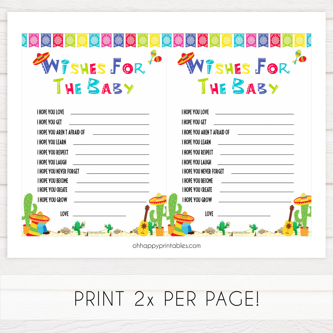 wishes for the baby game, baby wishes game, Printable baby shower games, Mexican fiesta fun baby games, baby shower games, fun baby shower ideas, top baby shower ideas, fiesta shower baby shower, fiesta baby shower ideas