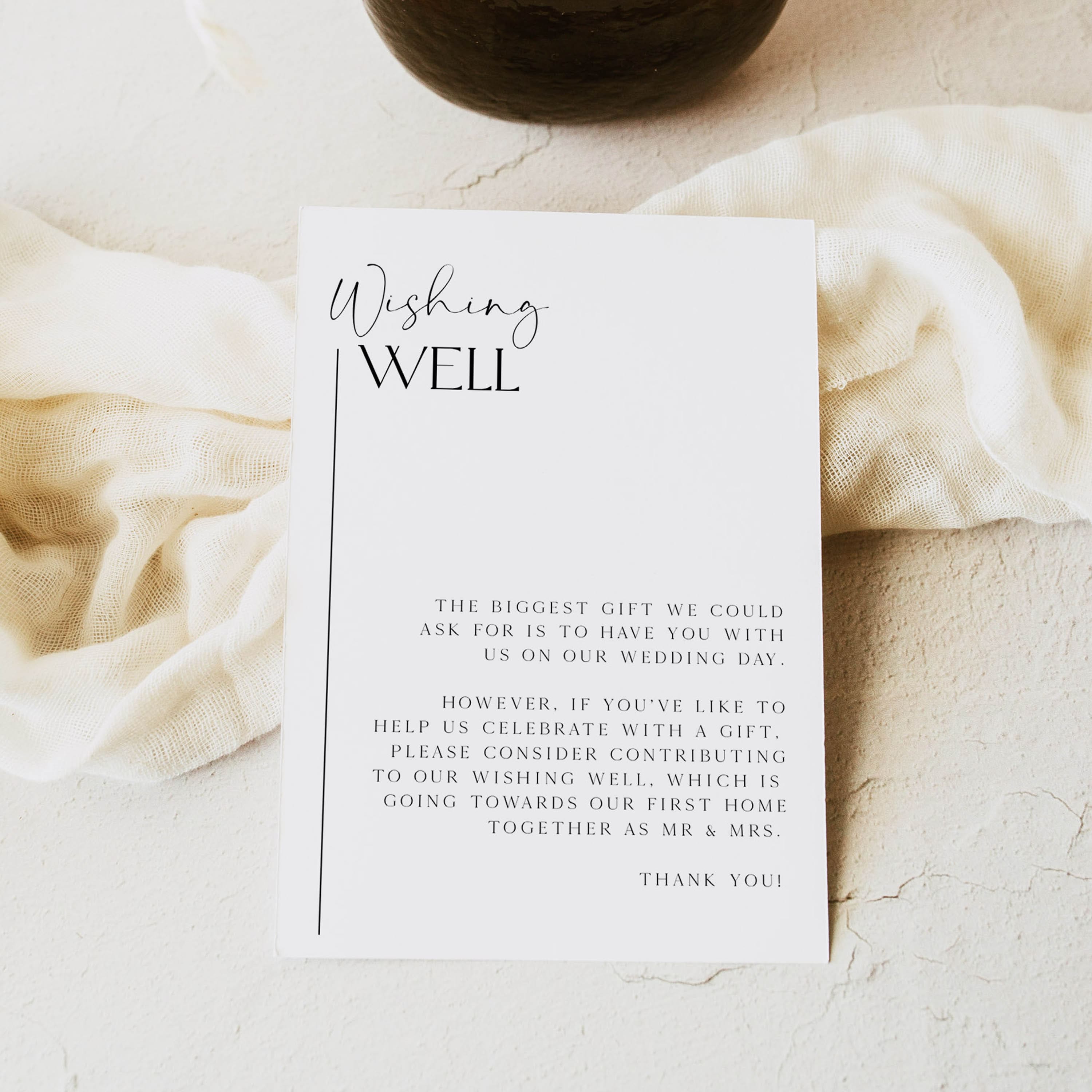 editable wishing well card, modern wedding invitation suite, editable wedding stationery, printable wedding stationery, modern wedding items, wedding save the dates
