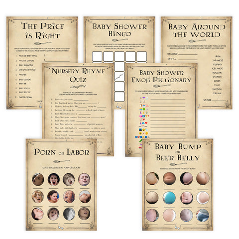 Wizard Printable Baby 7 Games Bundle - Baby Games – OhHappyPrintables