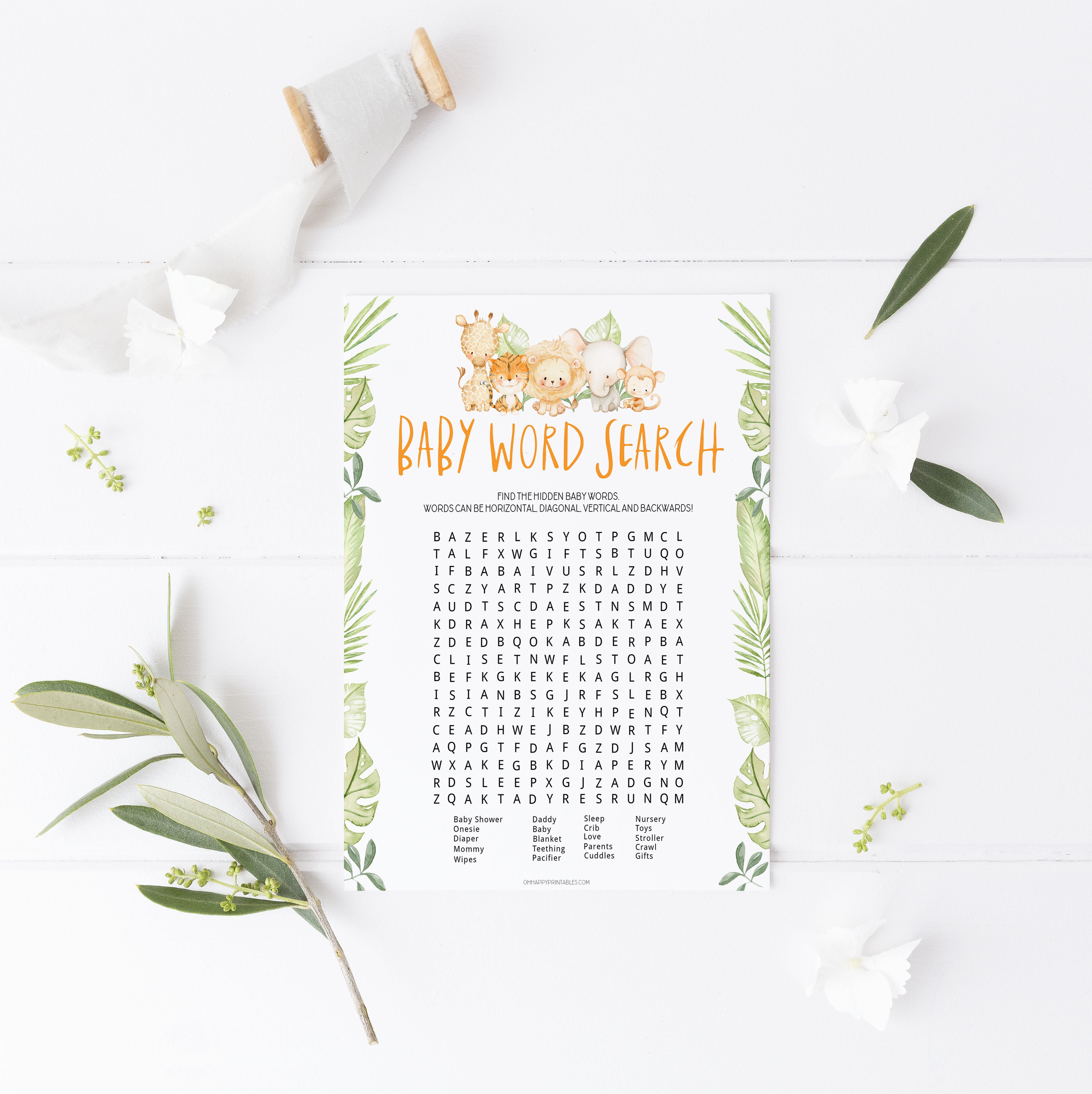 baby shower word search game, baby word search, Printable baby shower games, safari animals baby games, baby shower games, fun baby shower ideas, top baby shower ideas, safari animals baby shower, baby shower games, fun baby shower ideas