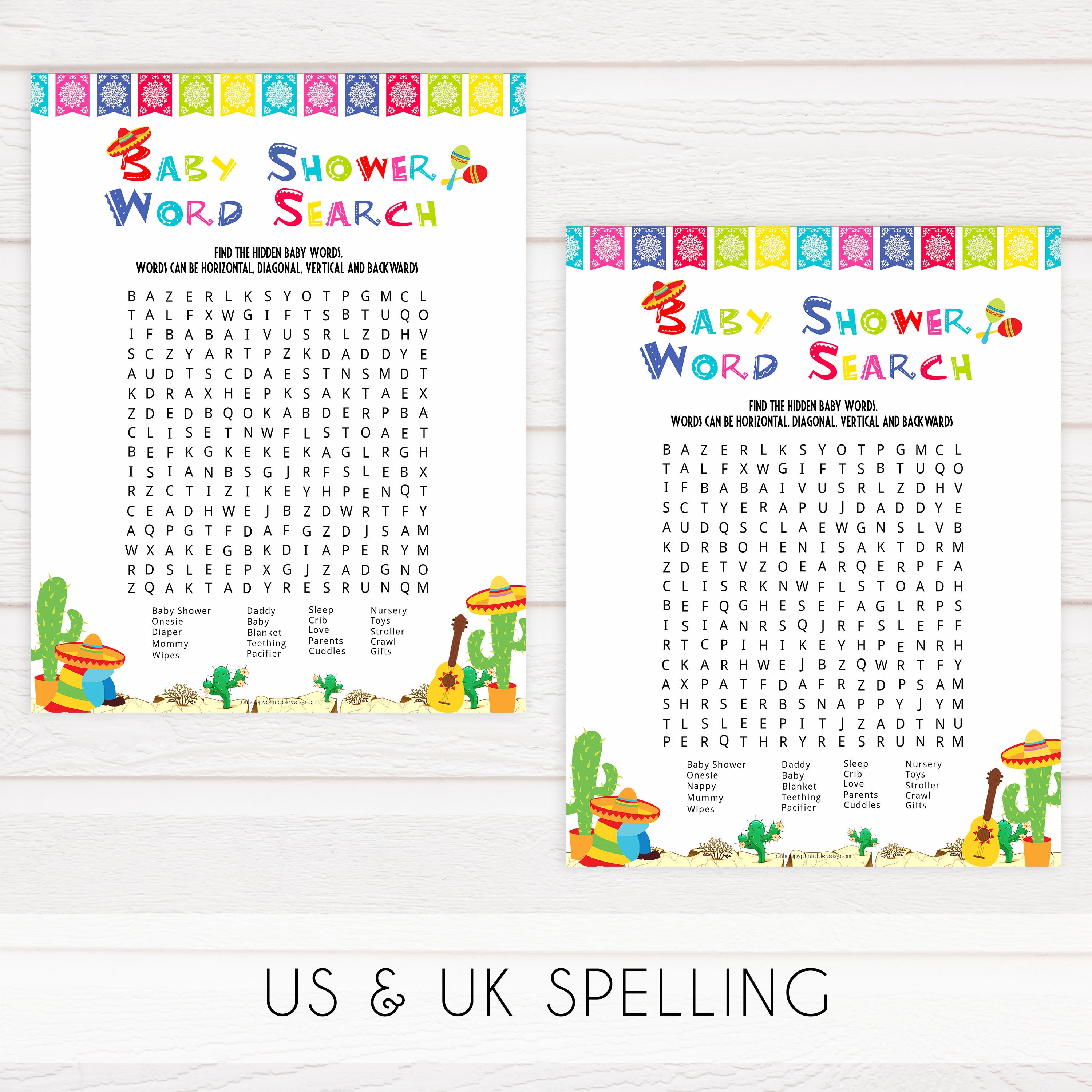baby shower word search game, Printable baby shower games, Mexican fiesta fun baby games, baby shower games, fun baby shower ideas, top baby shower ideas, fiesta shower baby shower, fiesta baby shower ideas