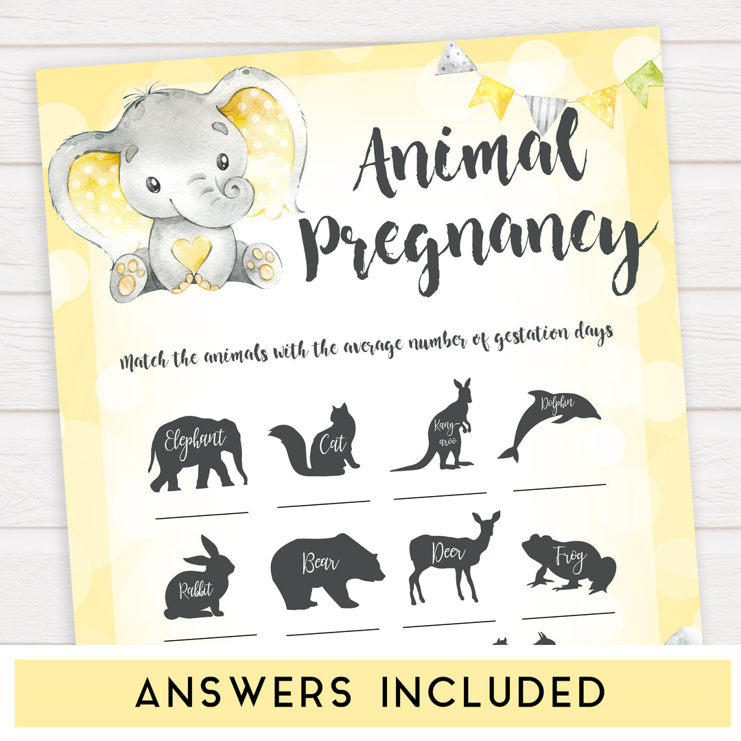 yellow elephant baby games, animal pregnancy baby games, yellow baby games, elephant baby shower, fun baby games, top 10 baby games, popular baby games, printable baby games