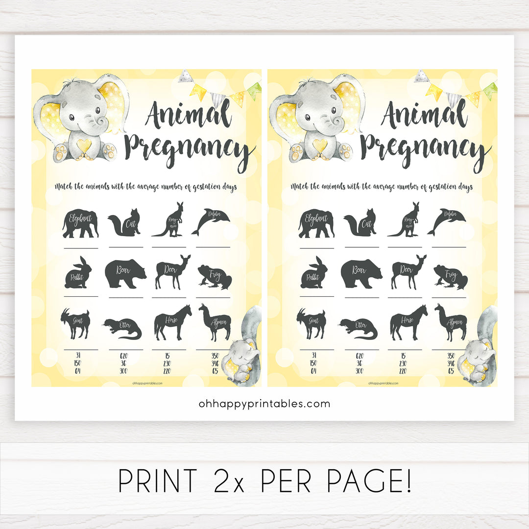 yellow elephant baby games, animal pregnancy baby games, yellow baby games, elephant baby shower, fun baby games, top 10 baby games, popular baby games, printable baby games