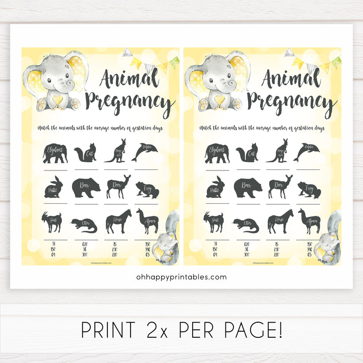 yellow elephant baby games, animal pregnancy baby games, yellow baby games, elephant baby shower, fun baby games, top 10 baby games, popular baby games, printable baby games