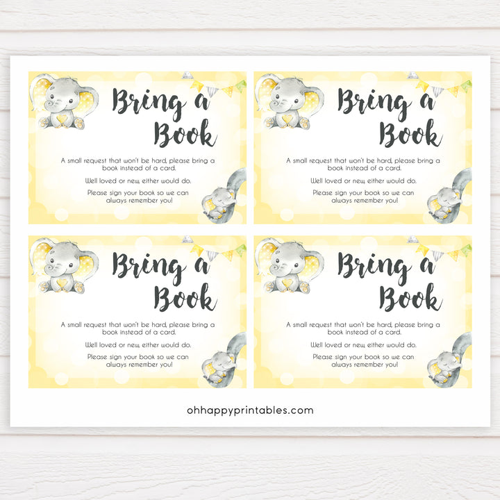 yellow elephant baby games, bring a book baby games, yellow baby games, elephant baby shower, fun baby games, top 10 baby games, popular baby games, printable baby games