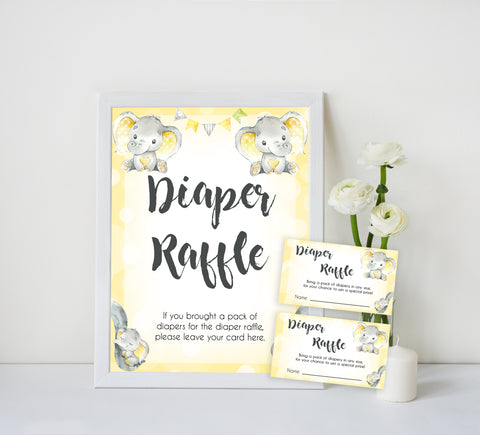 yellow elephant baby games, diaper raffle baby games, yellow baby games, elephant baby shower, fun baby games, top 10 baby games, popular baby games, printable baby games